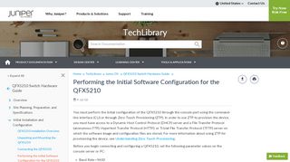
                            5. Performing the Initial Software Configuration for the QFX5210 ...