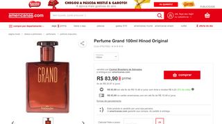 
                            12. Perfume Grand 100ml Hinod Original nas Lojas Americanas.com