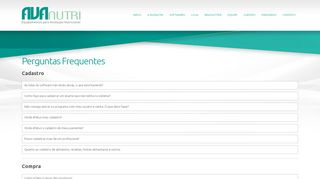 
                            7. Perguntas Frequentes | FAQ | Avanutri