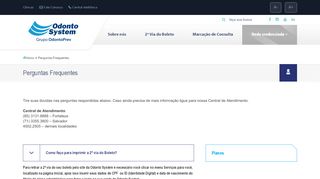 
                            9. Perguntas Frequentes - Odonto System