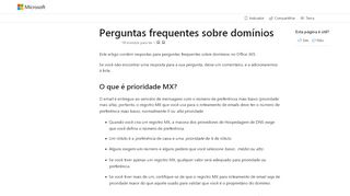 
                            4. Perguntas frequentes sobre domínios | Microsoft Docs