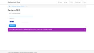 
                            3. Periksa NIK - disdukcapil.Bisa!