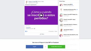 
                            12. Periodos de regularización - Prepa en Línea SEP | Facebook