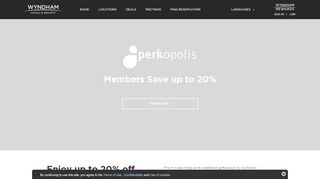 
                            6. Perkopolis Membership Perks | Save Up to 20% at Wyndham Hotels