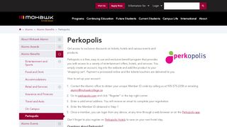 
                            12. Perkopolis | Mohawk College