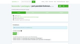 
                            10. Perl Parallel Forkmanager :: Anaconda Cloud