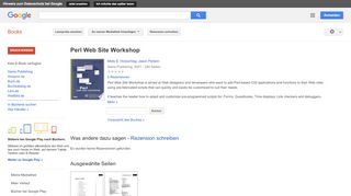 
                            10. Perl Web Site Workshop - Google Books-Ergebnisseite