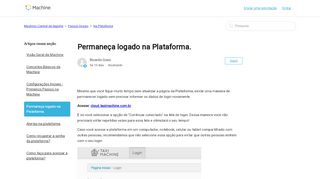 
                            4. Permaneça logado na Plataforma. – Taxi Machine | Central de ...