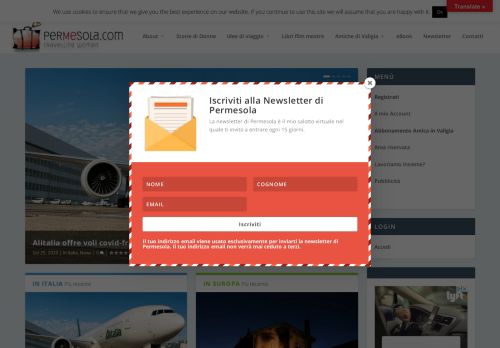 
                            6. Permesola, il primo web magazine per donne viaggiatrici