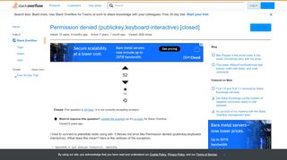 
                            8. Permission denied (publickey,keyboard-interactive) - Stack Overflow