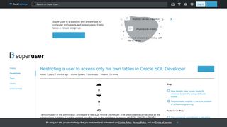 
                            7. permissions - Restricting a user to access only his own tables in ...