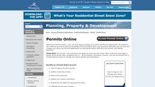 
                            13. Permits Online - Planning, Property & Development - City of Winnipeg