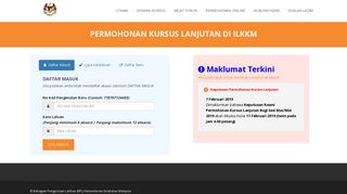 
                            1. Permohonan Online - Latihan Dalam Perkhidmatan  ...