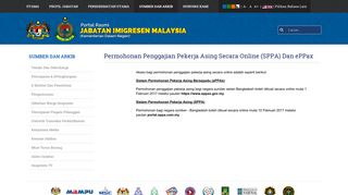 
                            6. Permohonan Penggajian Pekerja Asing Secara Online (SPPA) Dan ...