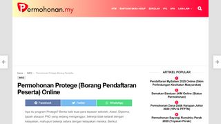 
                            2. Permohonan SL1M Online (Skim Latihan 1Malaysia) - ...