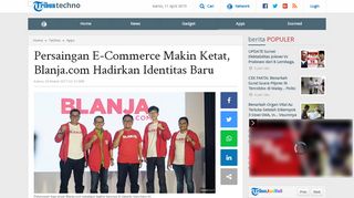 
                            6. Persaingan E-Commerce Makin Ketat, Blanja.com Hadirkan Identitas ...