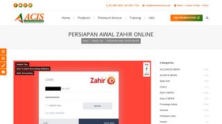 
                            9. PERSIAPAN AWAL ZAHIR ONLINE - Acis Indonesia