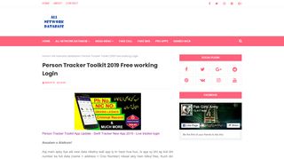 
                            7. Person Tracker Toolkit 2019 Free working Login ~ All ...