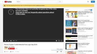 
                            11. Person Tracker Toolkit Website Free Login Sep 2018 - YouTube