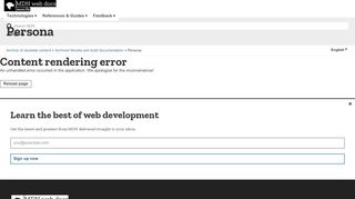 
                            1. Persona - Archive of obsolete content | MDN