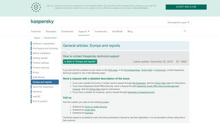 
                            3. Personal account - Kaspersky support - Kaspersky Lab