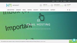 
                            5. Personal and Business Email hosting - Myhost.ie