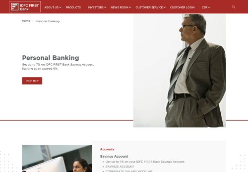 
                            13. Personal Banking, Consumer Banking Services in India @ IDFC Bank