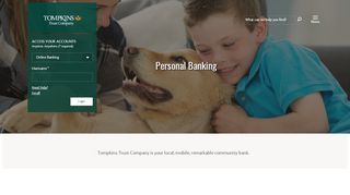 
                            3. Personal Banking › Tompkins Trust Company