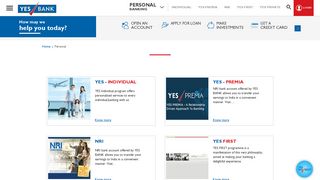 
                            3. Personal Banking - Yes Bank
