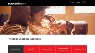 
                            3. Personal Checking | Blackhawk Bank
