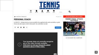 
                            10. Personal Coach - Il Tennis italiano