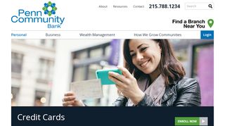 
                            8. Personal Credit Card Services: Penn Community Bank'