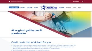 
                            8. Personal Credit Cards | American National Bank