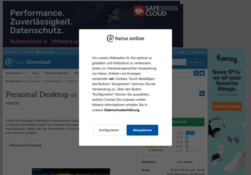 
                            2. Personal Desktop | heise Download