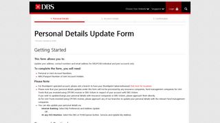 
                            12. Personal Details Update Form| DBS Singapore - DBS Bank