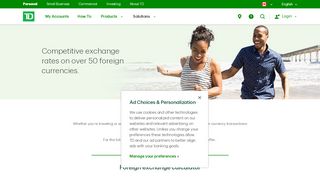 
                            10. Personal Foreign Exchange Services | TD Canada Trust - TD Bank