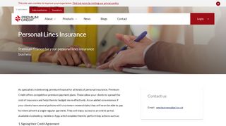 
                            3. Personal Insurance Brokers - Premium Credit