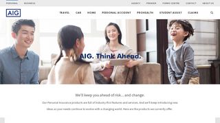 
                            10. Personal - Insurance from AIG in Singapore