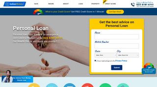 
                            9. Personal Loan - Eligibility, Low Interest Rates | IndianMoney.com