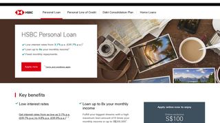 
                            2. Personal Loan | HSBC Singapore