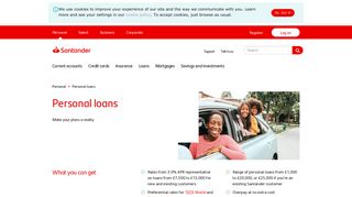 
                            7. Personal Loans | Apply for a Personal Loan - Santander UK