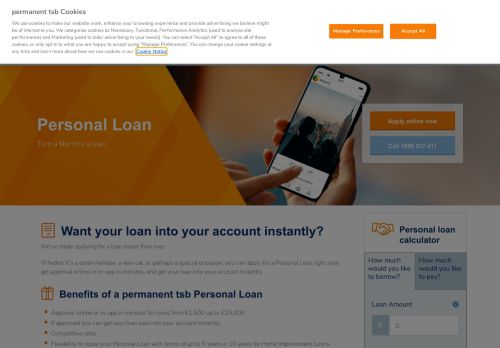 
                            3. Personal Loans & Bank Loans - Loans Ireland | permanent tsb