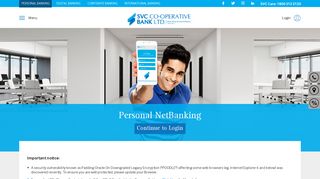 
                            10. Personal Netbanking - SVC Bank