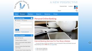 
                            11. Personal Online Banking | The Farmers State Bank
