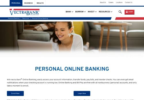 
                            1. Personal Online Banking - Vectra Bank Colorado