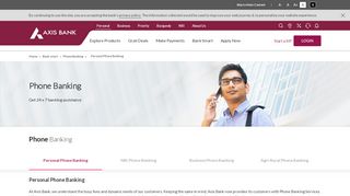 
                            1. Personal Phone Banking |Phone Banking Services | Axis Bank