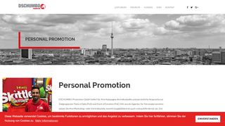 
                            4. Personal Promotion | DSCHUMBO