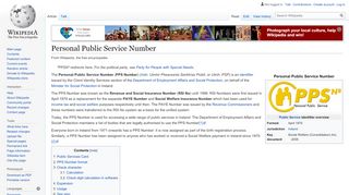 
                            10. Personal Public Service Number - Wikipedia