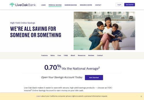 
                            6. Personal Savings Account | Open an Account Online ... - Live Oak Bank