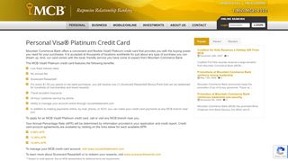 
                            11. Personal Visa® Platinum Credit Card | Mountain ...